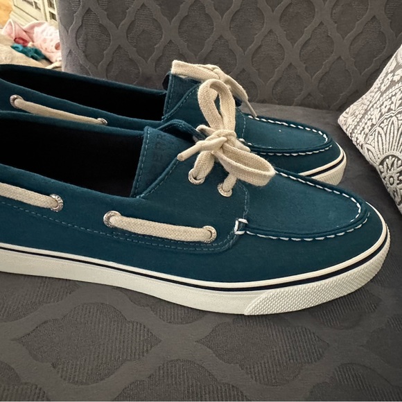 Teal Sperry Topsider Shoes - Picture 3 of 5